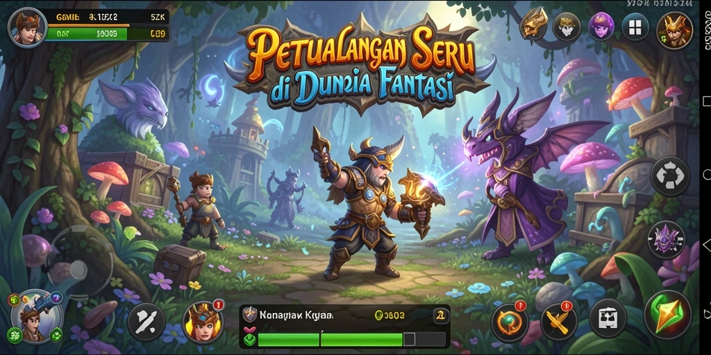 Tampilan screenshot 5ZK menampilkan aksi petualangan seru.