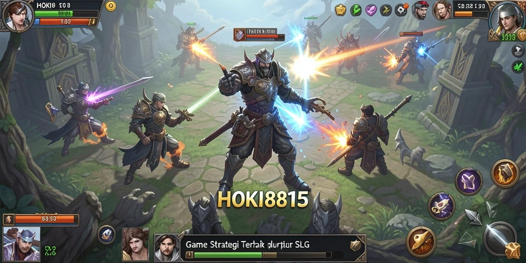 Tampilan gameplay HOKI8815 yang menarik dan penuh strategi.