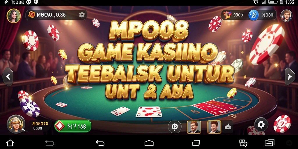 Tampilan menarik dari gameplay MPO08 yang seru dan interaktif.