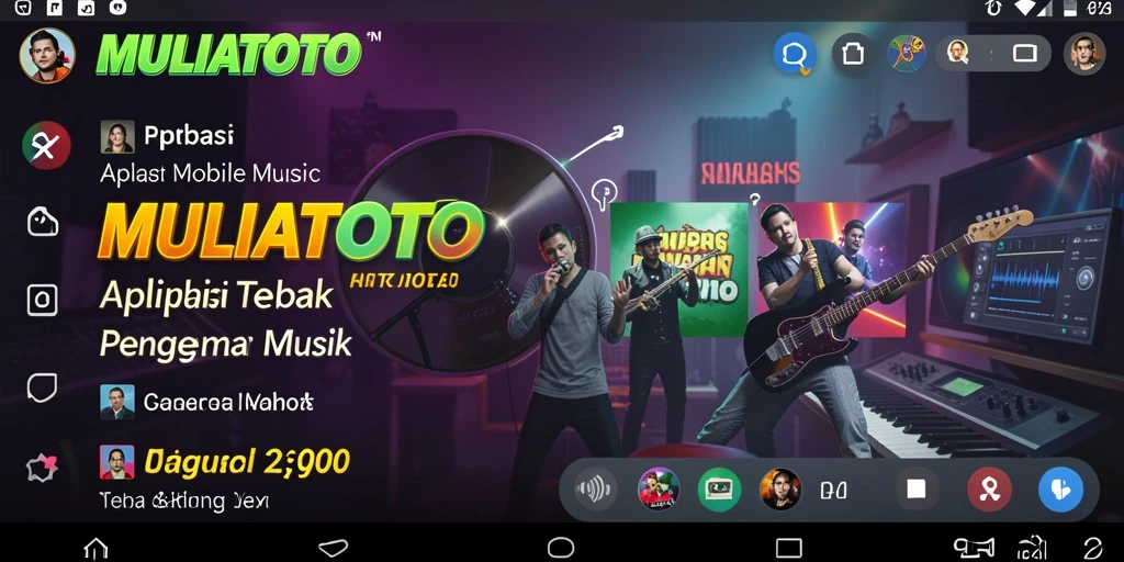 Tampilan gameplay MULIATOTO dengan musik interaktif yang menyenangkan.