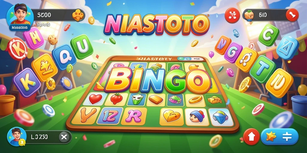Tampilan gameplay seru di NIASTOTO yang membuat Bingo semakin menarik.