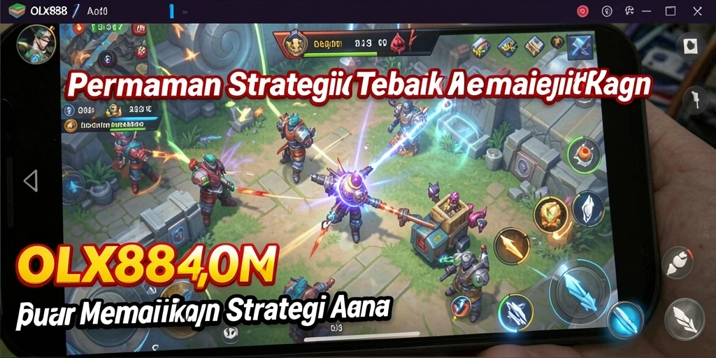 Tampilan gameplay OLX888 yang menampilkan strategi mendebarkan dan kompetisi antar pemain.