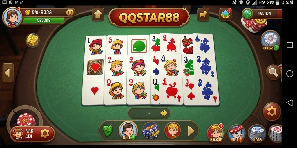 Tangkapan layar menunjukkan gameplay menarik di QQSTAR88.