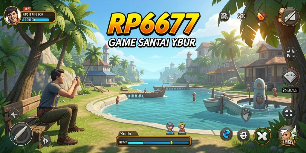 Tampilan gameplay RP6677 yang santai dan menghibur.