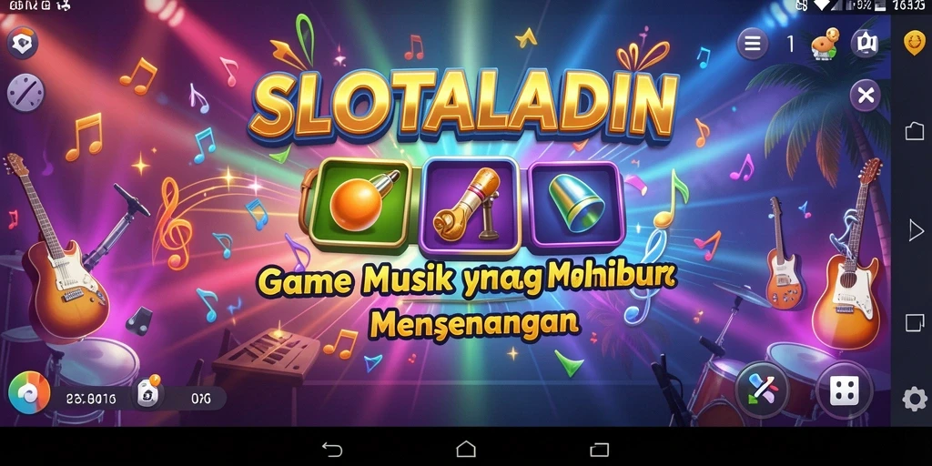 Tampilan menarik dalam gameplay musik yang seru.